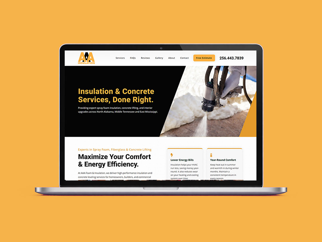 web design aaainsulation