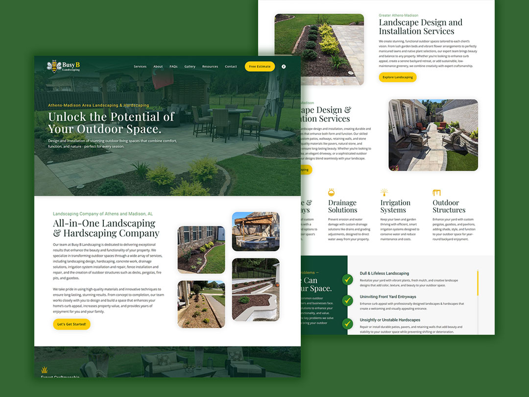 web design busyblandscaping